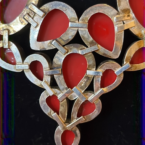 Vintage Red Coral Necklace, Beautifully Set in Sterling Silver! - Picture 4 of 4